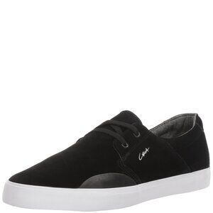 C1RCA Men's Alto Low Durable Lightweight Insole Skate Shoe, Black/White, 8.0M